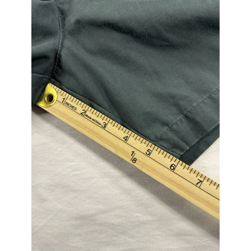 VTG 90s Dockers Khakis Men’s 36 Dark Green Pleated Chino Shorts Solid Cotton